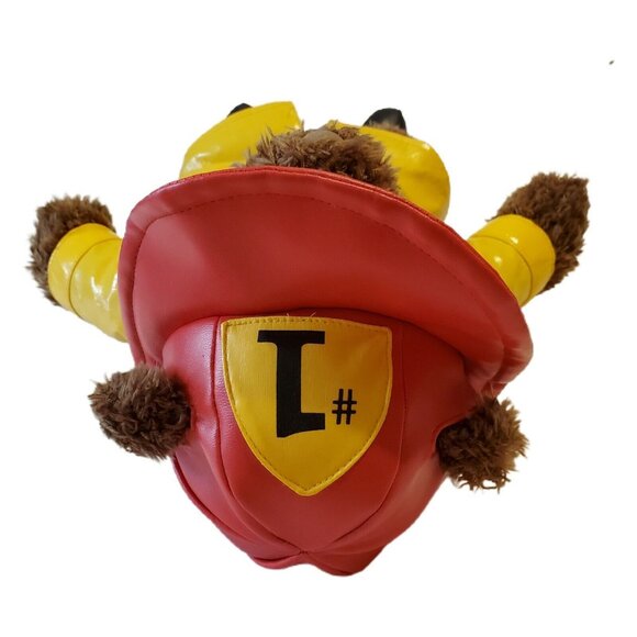 Fireman Teddybear Plush 16" American Heroes Gund Heads & Tales FD #1 Stuffed - Picture 5 of 11